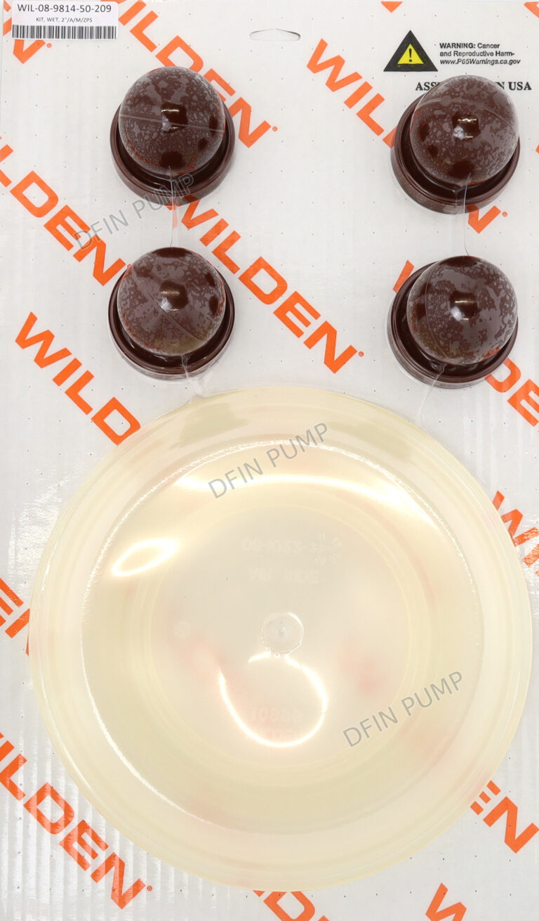 WILDEN 04-9814-50-209 聚氨酯 湿端维修包，同类部件示意图